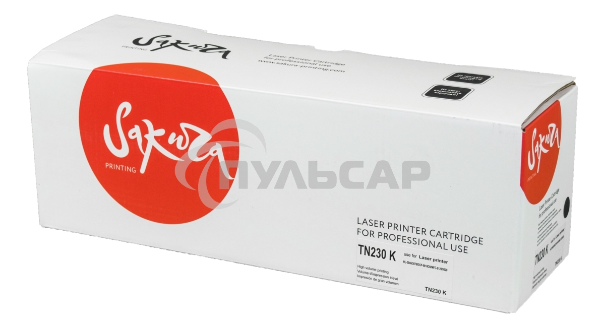 Картридж Sakura TN230BK для Brother DCP-9010CN, HL-3040CN/3070CW, MFC-9010/9120CN/9320CW, черный, 2200 к.