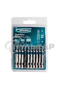 Набор бит GROSS TORX 8x50, сталь S2, 10 шт GROSS 11467