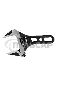 Ключ разводной 155 мм, CrV, кованый, укороченная рукоятка Denzel