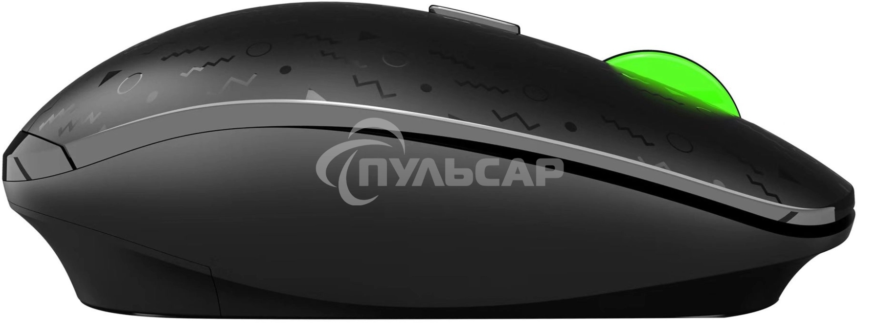 Мышь беспроводная Acer OMR307 черный, 1600 dpi, радиоканал, USB, кнопки - 4