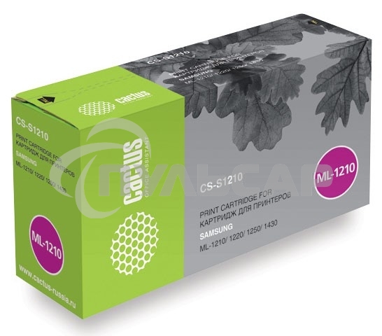 Картридж лазерный Cactus CS-S1210 (ML-1210D3) черный (2500 стр.) для принтеров SAMSUNG ML-1210/1220/1250/1430