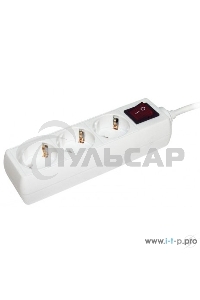 Удлинитель ИЭК WYP10-16-03-03-ZK-N 3х3м с заземл. 16А IP20 У03К с выкл. ПВС 3х1