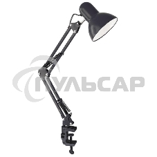 Светильник UF-312P С02 настол. 230В 60Вт черный Ultraflash 12895