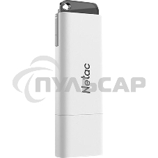 Флешка USB Netac U185 256 Gb <NT03U185N-256G-30WH>, USB 3.0, с колпачком, пластиковая белая
