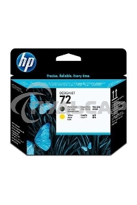 Картридж струйный HP №72 C9384A черный матовый/желтый печатающая головка для HP DJ T1100/T610