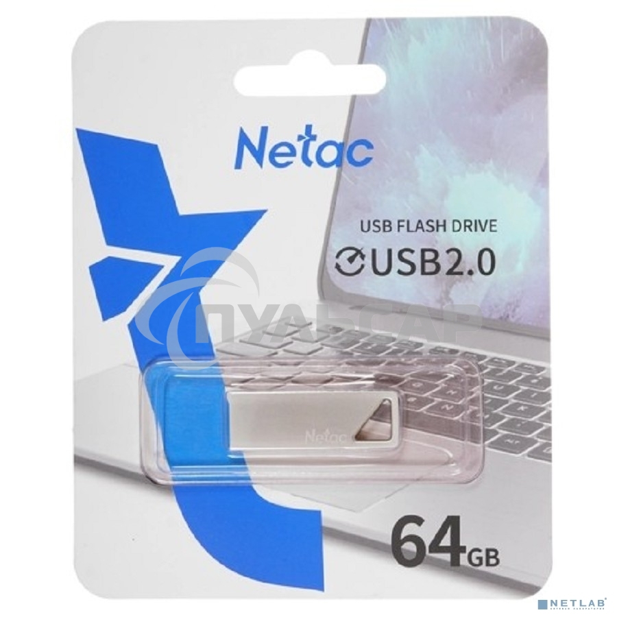 Флешка USB Netac U326 USB 2.0 64 Gb, retail version