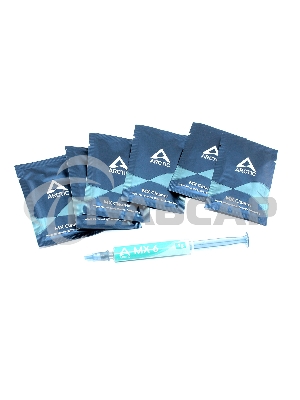 Термопаста Arctic Cooling MX-6 Thermal Compound 4г. с очистителем MX Cleaner