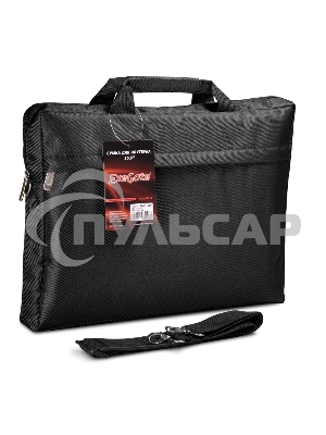 Сумка ExeGate EX205135RUS Start S15 Black, черная, полиэстер, для ноутбуков до 15.6