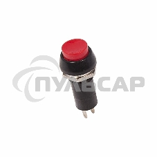 Выключатель-кнопка Rexant 250V 1А (2с) ON-OFF красная