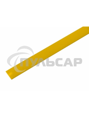 Термоусаживаемая трубка Rexant 13,0/6,5 мм, желтая, упаковка 50 шт. по 1 м