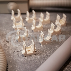 Крепеж-клипса для монтажного пистолета Ø 16 мм, белая (100 шт/уп) Rexant