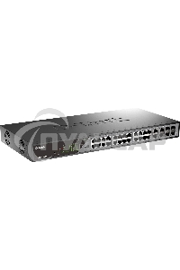 Сетевой коммутатор Smart L2 Surveillance Switch 24х1000Base-T PoE, 4xCombo 1000Base-T/SFP, PoE Budget 370W, Long-range PoE up to 250m