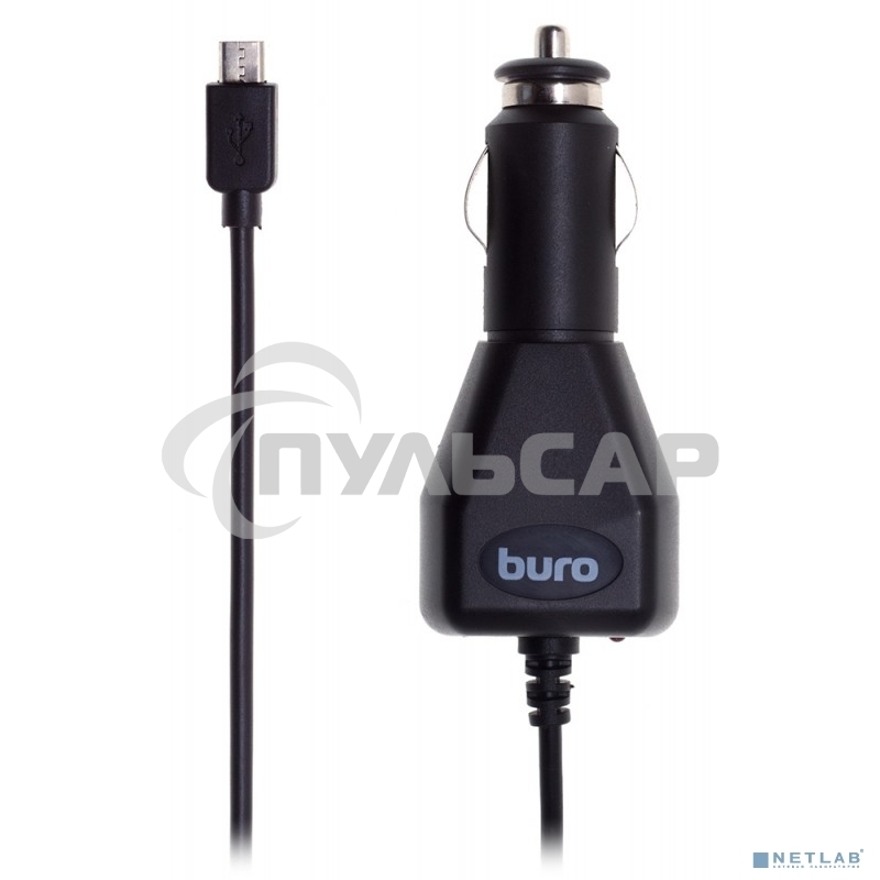 Автомобильное зарядное устройство Buro XCJ-048-EM-2A 2A универсальное кабель microUSB черный