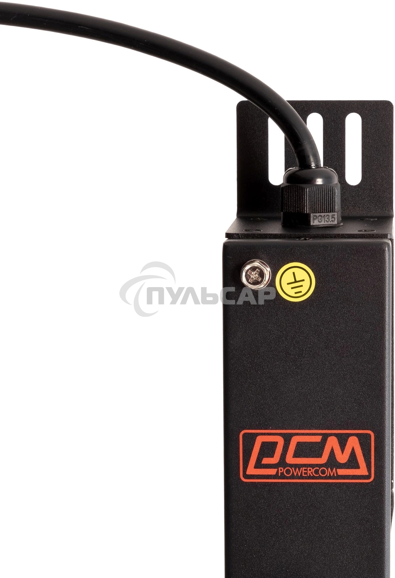 Блок распределения питания Powercom PDU-16AVMS20-18C13-2C19 18*C13+2*C19, 16A, 1,5U (1968234)