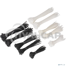 Стяжка (хомут) нейлоновая ExeGate CV66-300x4.8B (нейлон 6.6, 300x4.8мм, неоткрывающаяся, halogen free, -40°C - +85°C, черная, 100 шт)