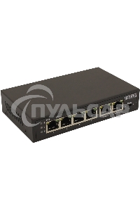 Коммутатор Osnovo SW-20600/D удлинитель FE на 6 портов с питанием по PoE, 4 *10/100 Base-T PoE, 1 *10/100 Base-T Uplink с поддержкой питания по PoE (до 90W), 1 *10/100 Base-T Uplink, PoE на порт - до 30W, суммарно до до 87W