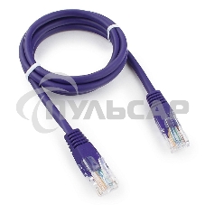 Патч-корд UTP Cablexpert кат.5e, 1м, литой, многожильный, фиолетовый