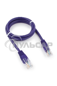 Патч-корд UTP Cablexpert кат.5e, 1м, литой, многожильный, фиолетовый