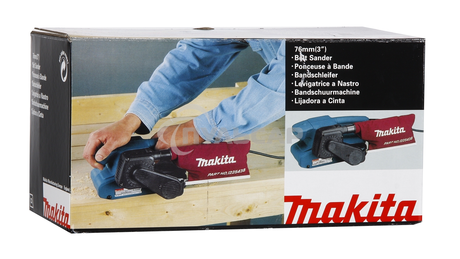 Ленточная шлифовальная машина Makita 9910 650Вт (ширина ленты 76мм)