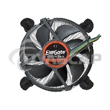 Кулер для процессора ExeGate EЕ97378-PWM черный, 92 мм, алюминий/медь, 2600 об/мин, 24 дБ, 4 pin, 95 Вт, 60 мм