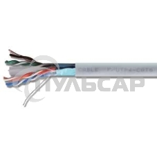 Кабель витая пара U/UTP кат.5E 1х2х24AWG solid CU PVC сер. (м) Rexant 01-0002