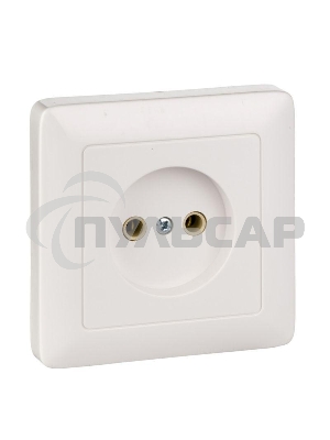 Розетка WESSEN RS10-132-BХИТ белый 1-я б/з 10А скрытый монтаж