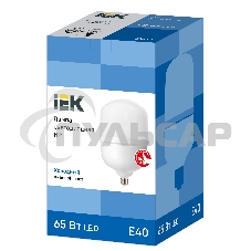 Лампа светодиодная IEK LLE-HP-65-230-65-E40 HP 65Вт 230В 6500К E40