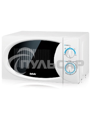 Микроволновая печь BBK 20MWS-710M/W белый, 20 л, 700 Вт, поворотный механизм