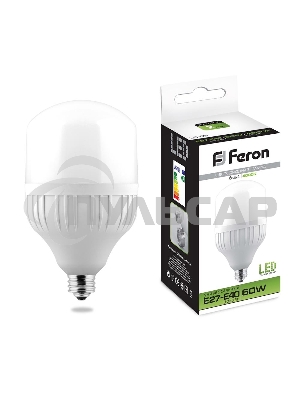 Лампа светодиодная Feron LB-65 60W 230V E27-E40 4000K