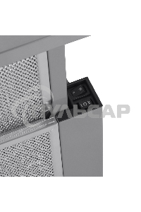 Вытяжка встраиваемая Maunfeld VS Fast 60 нержавеющая сталь, 60 см, 850 куб. м/ч, 47 дБ