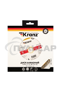 Диск алмазный отрезной KRANZ Turbo волна 180x22.2 мм