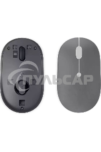 Мышь беспроводная Lenovo Go серый, 2400 dpi, радиоканал, USB-C, кнопки - 3