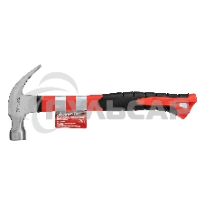 Молоток-гвоздодер Matrix ''optimal'', 450 г, боек c магнитом,фибергласовая обрезиненная рукоятка