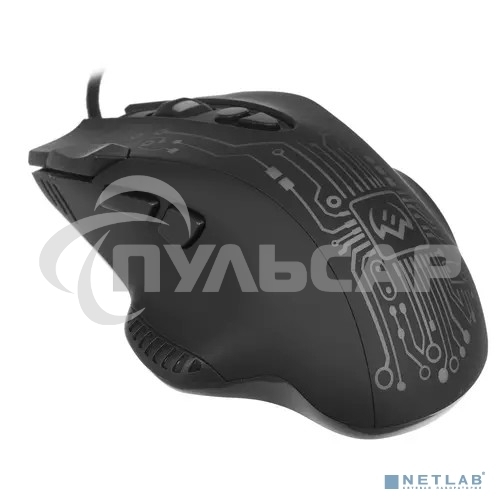 Мышь проводная SVEN RX-G715 черный, 3200 dpi, USB, кнопки - 8