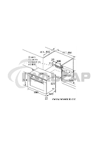 Встраиваемый газовый духовой шкаф Siemens VB011CBR0M IQ100 90*60см, 92л