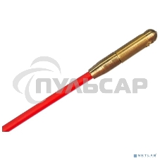 Протяжка кабельная Rexant (мини УЗК в бухте), стеклопруток, d=3,5 мм 50 м, красная