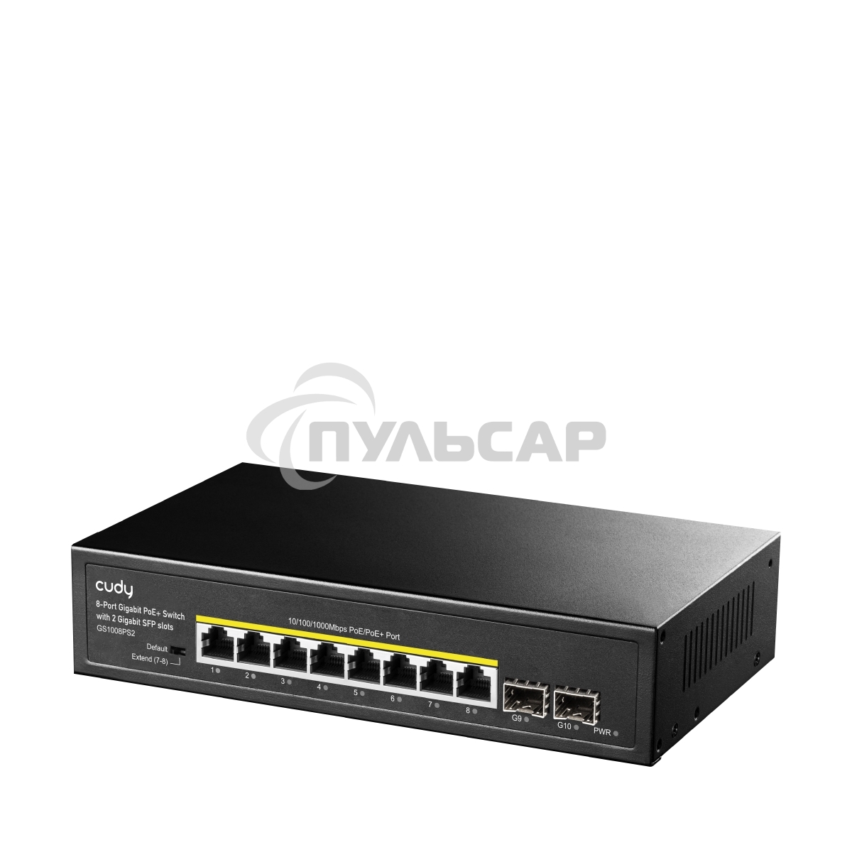 Коммутатор Cudy GS1008PS2 (L2) 8x1Gbит/с 2SFP 8PoE+ 120W неуправляемый
