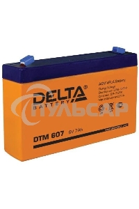 Батарея Delta DTM 607 (6V, 7Ah)