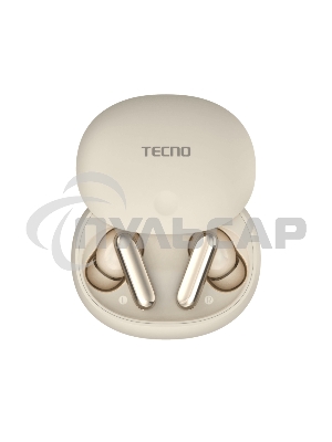 Наушники беспроводные TECNO True 1 TU01 Air Creamy белый