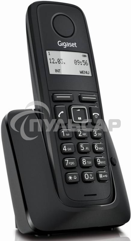 Радиотелефон Dect Gigaset A116 черный АОН