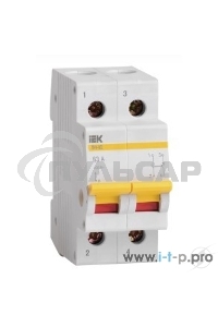Выключатель нагрузки ВН-32 32А/2П ИЭК MNV10-2-032