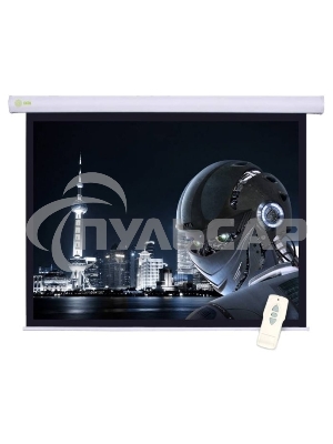 Экран Cactus 124.5x221см Motoscreen CS-PSM-124x221 16:9 настенно-потолочный рулонный белый (моторизованный привод)
