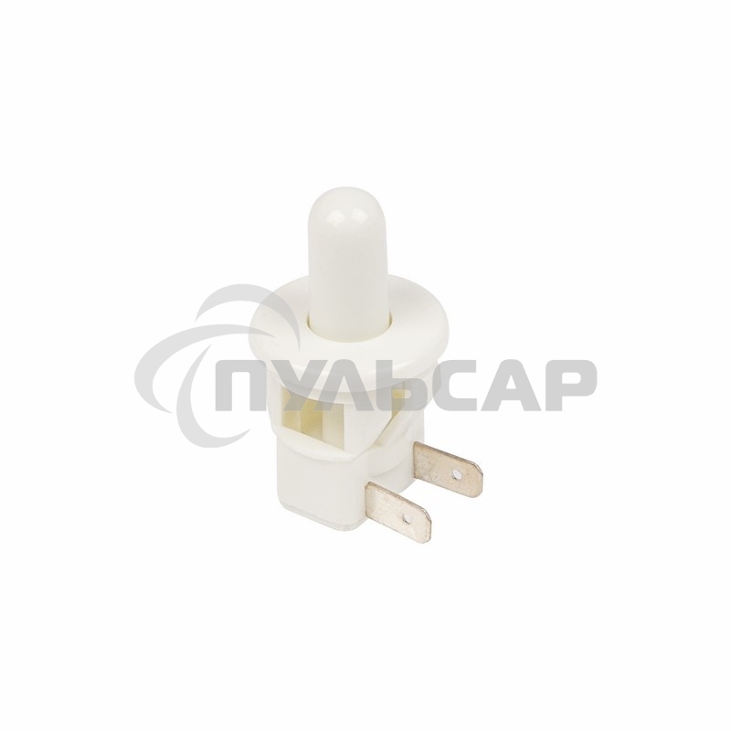 Выключатель-кнопка Rexant 250V 2.5А (2с) ON-(OFF) Б/Фикс белый (мебельная)