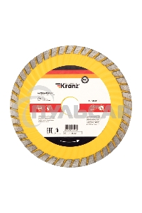 Диск алмазный отрезной KRANZ Turbo волна 150x22.2 мм