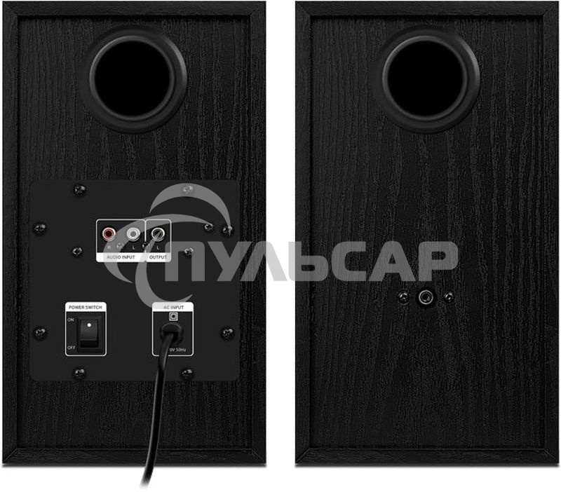 Колонки Sven SPS-614 2.0 (2x20W, Bluetooth, дерево, black)