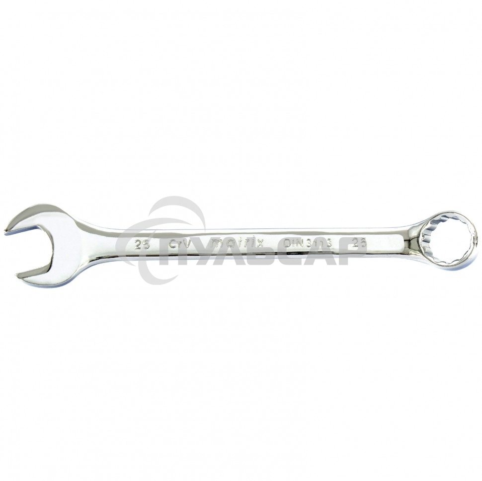 Ключ Matrix комбинированный, 25 мм CrV, полированный хром