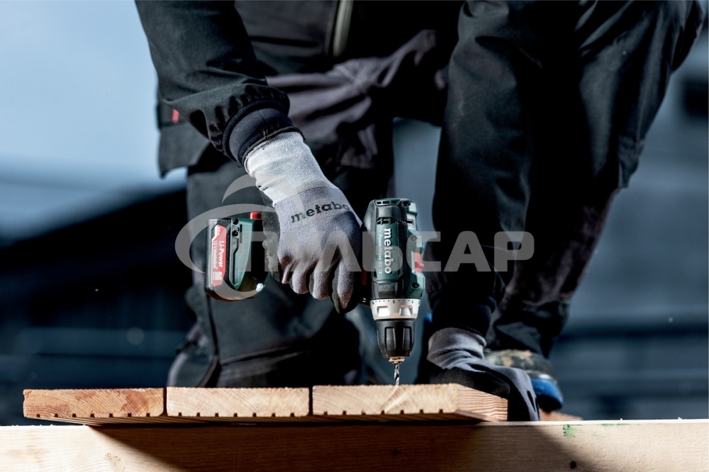 Дрель-шуруповерт Metabo PowerMaxx BS 12 601036500, Аккумуляторный, 12В, 2 АКБ, Кейс