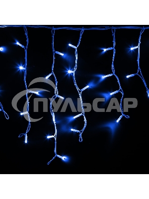 Гирлянда Neon-night Айсикл (бахрома) светодиодный, 4,0 х 0,6 м, белый провод каучук, 230 В, диоды синие, 128 LED