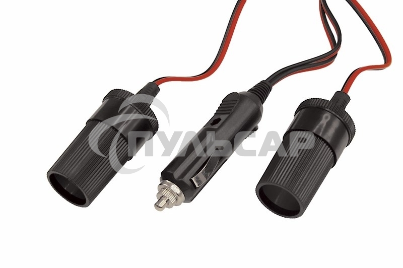 Разветвитель автоприкуривателя 2 гнезда шнур Rexant