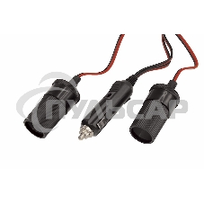 Разветвитель автоприкуривателя 2 гнезда шнур Rexant